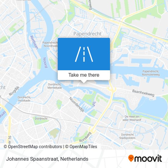 Johannes Spaanstraat map