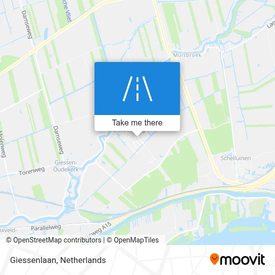 Giessenlaan map