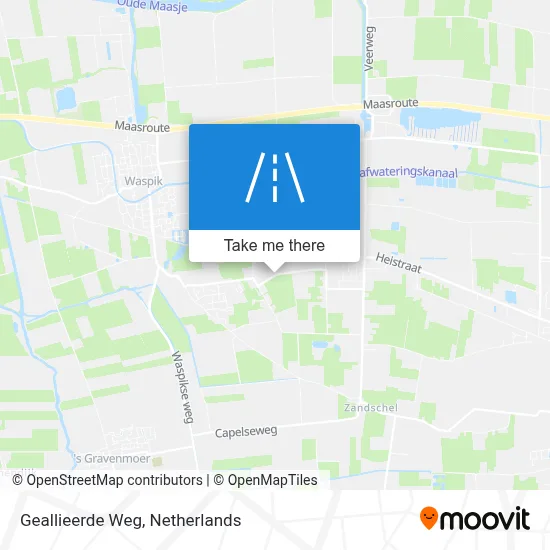 Geallieerde Weg map