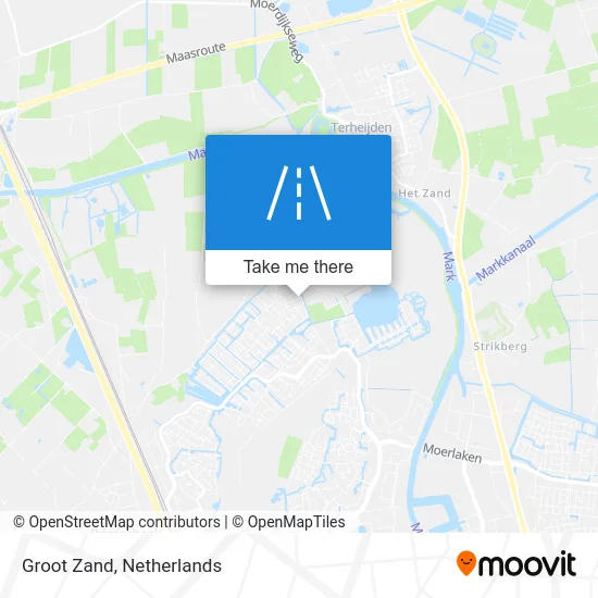 Groot Zand map
