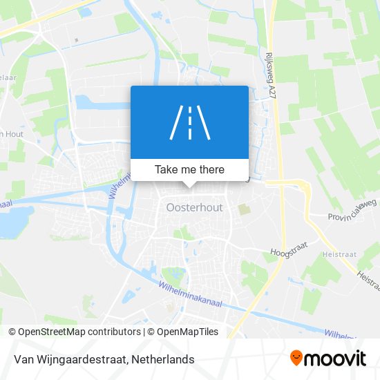 Van Wijngaardestraat map