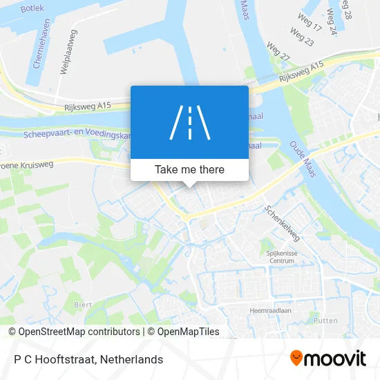 P C Hooftstraat map