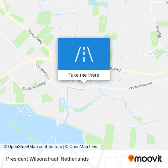 President Wilsonstraat map