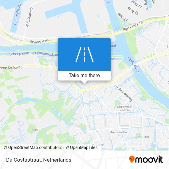 Da Costastraat map