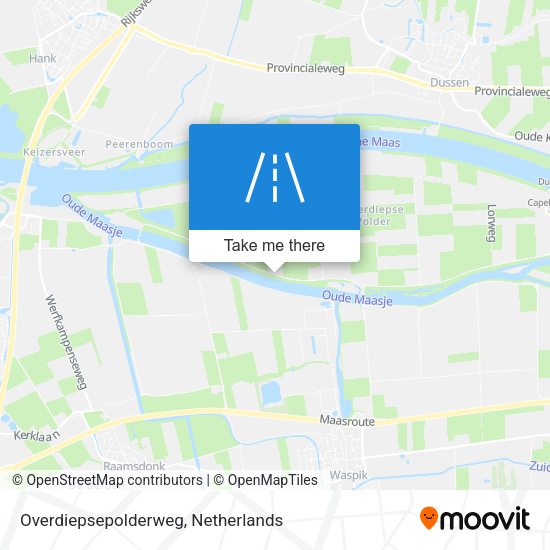 Overdiepsepolderweg map