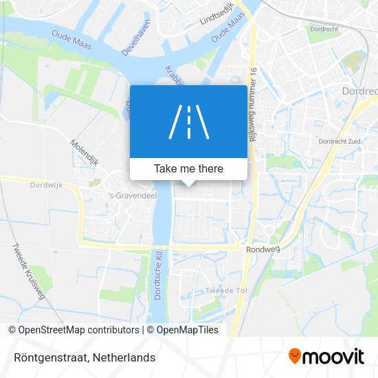 Röntgenstraat map