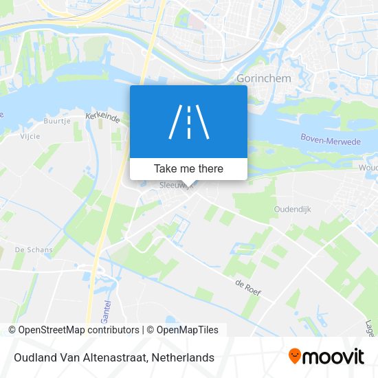 Oudland Van Altenastraat map