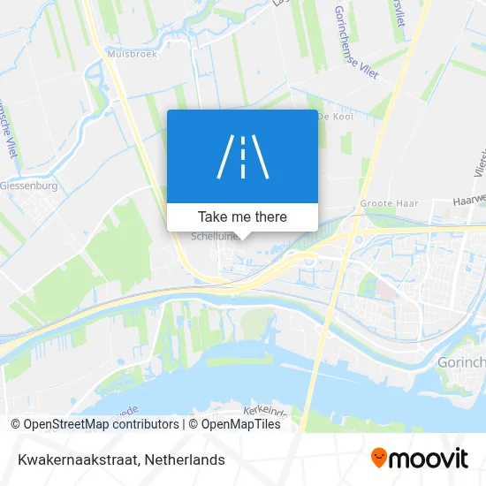 Kwakernaakstraat map