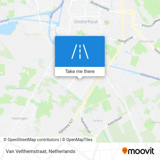 Van Velthemstraat map