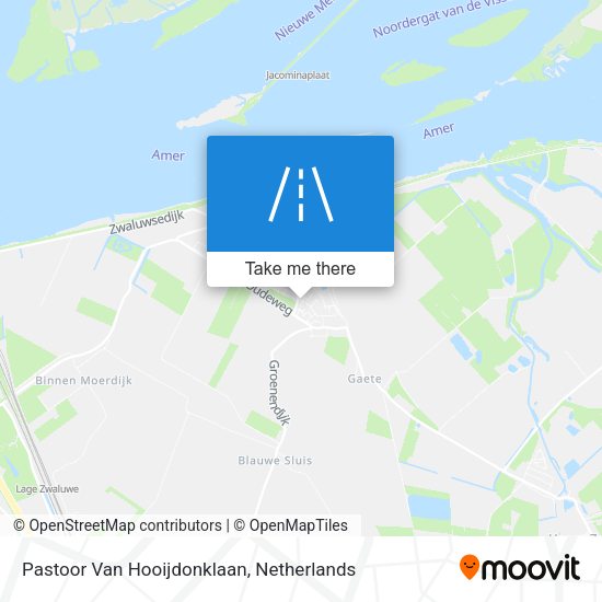 Pastoor Van Hooijdonklaan map