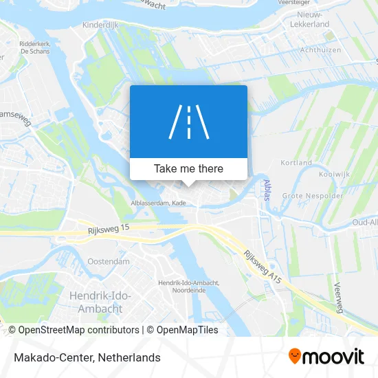 Makado-Center map