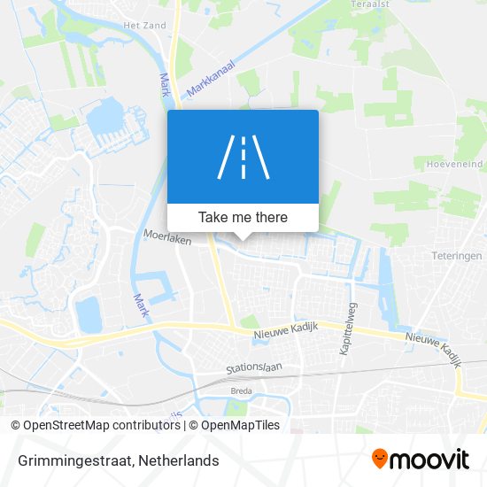 Grimmingestraat map