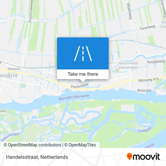 Handelsstraat map