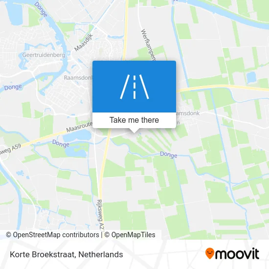 Korte Broekstraat map