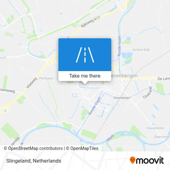 Slingeland map
