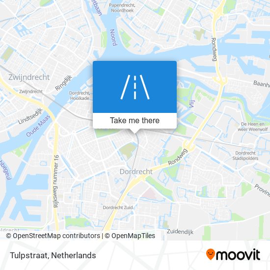 Tulpstraat map