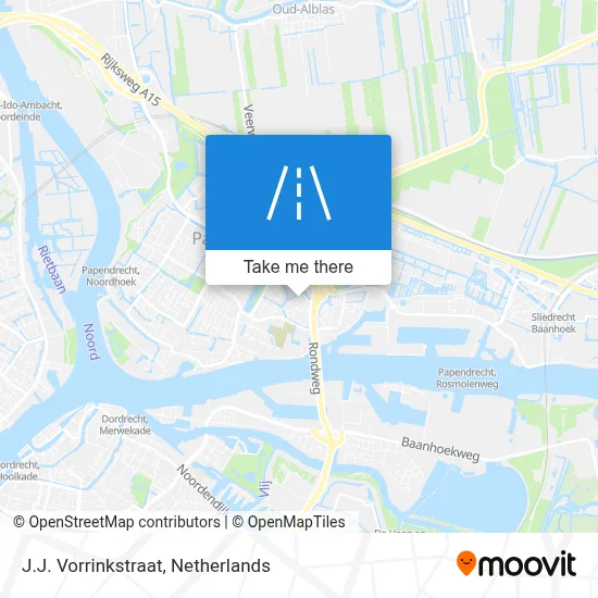 J.J. Vorrinkstraat map