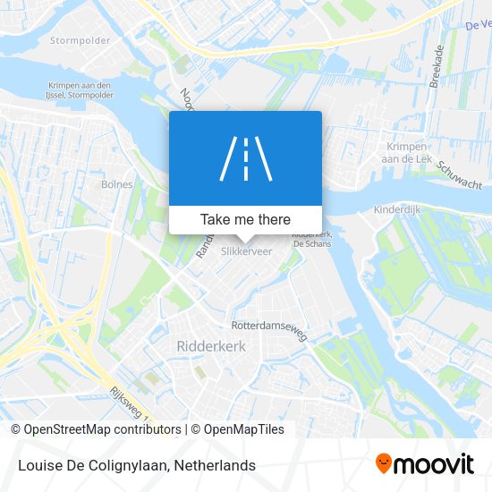Louise De Colignylaan map