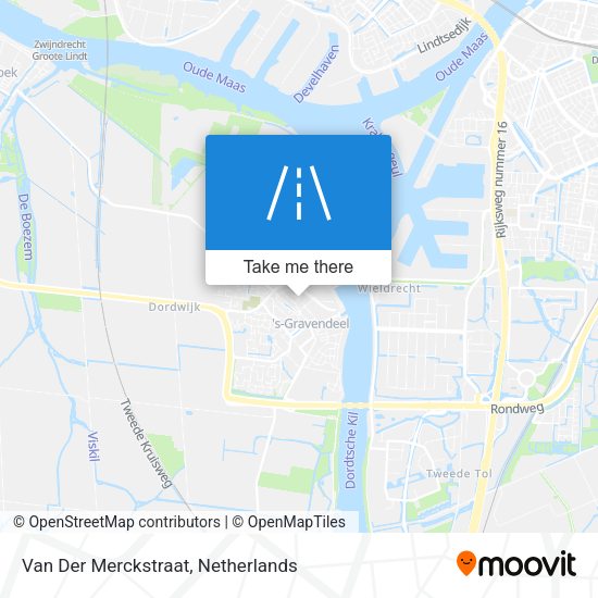 Van Der Merckstraat map