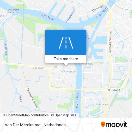 Van Der Merckstraat map