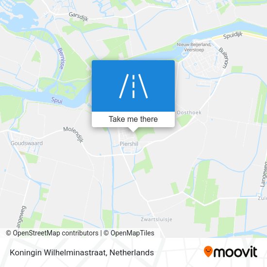 Koningin Wilhelminastraat map