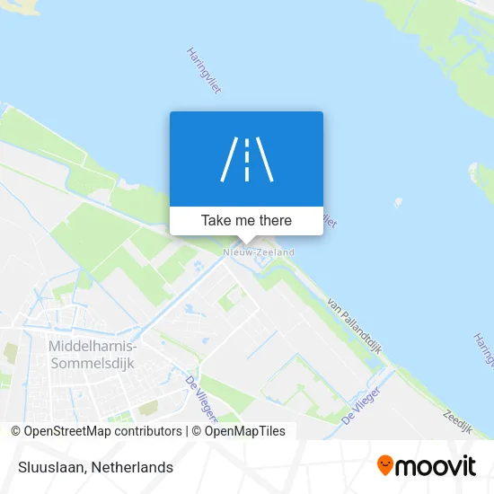 Sluuslaan map