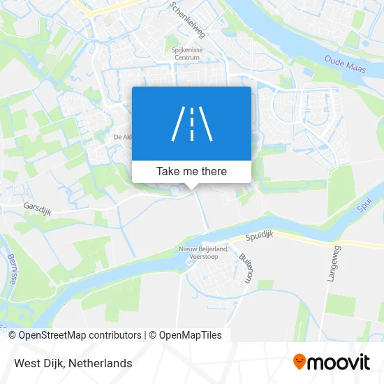 Westdijk map