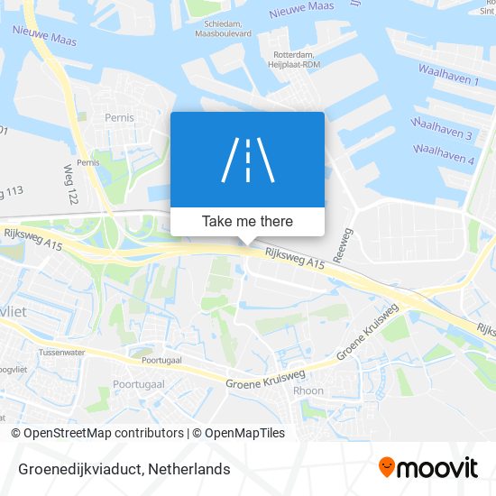 Groenedijkviaduct map