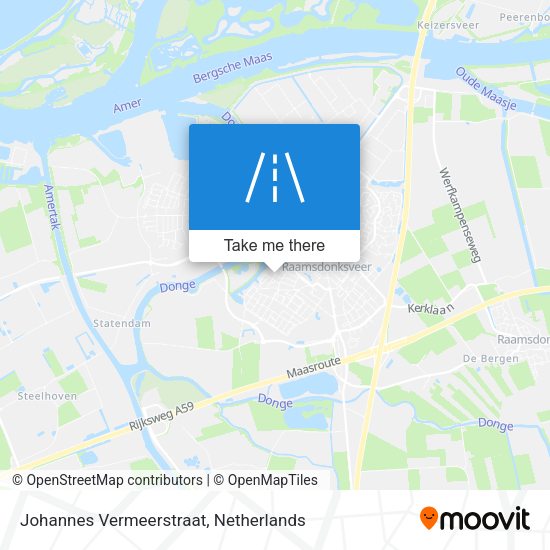 Johannes Vermeerstraat map
