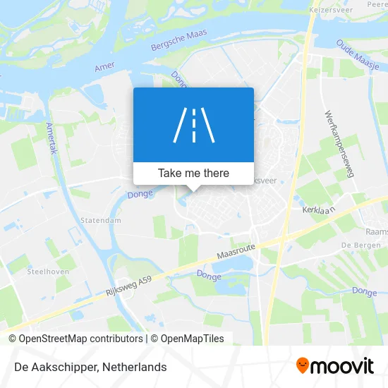 De Aakschipper map