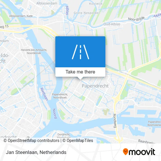 Jan Steenlaan map