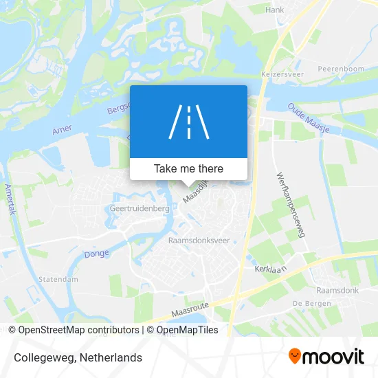 Collegeweg map