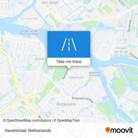 Ravelstraat map