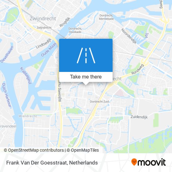 Frank Van Der Goesstraat map