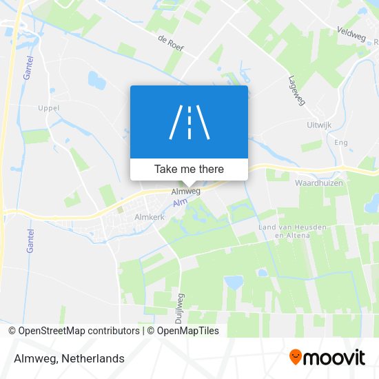 Almweg map