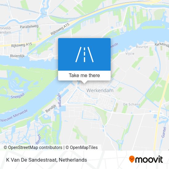 K Van De Sandestraat map