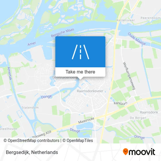 Bergsedijk map
