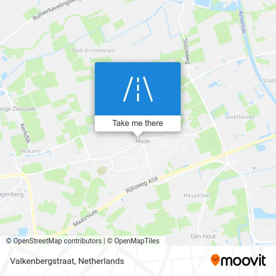 Valkenbergstraat map