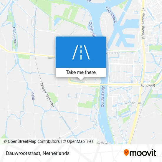 Dauwrootstraat map