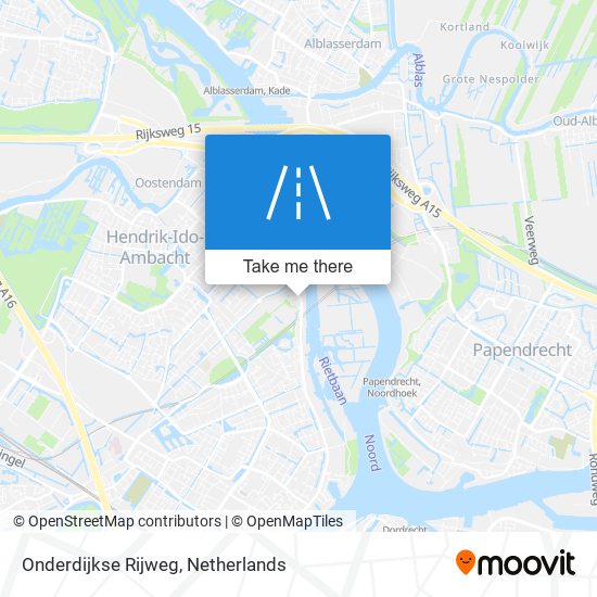 Onderdijkse Rijweg Karte