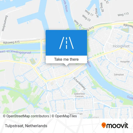 Tulpstraat map