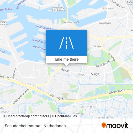 Schuddebeursstraat map