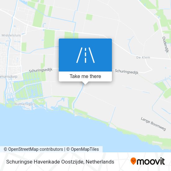 Schuringse Havenkade Oostzijde map