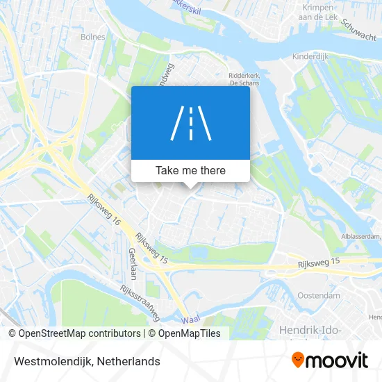 Westmolendijk map