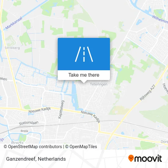 Ganzendreef map