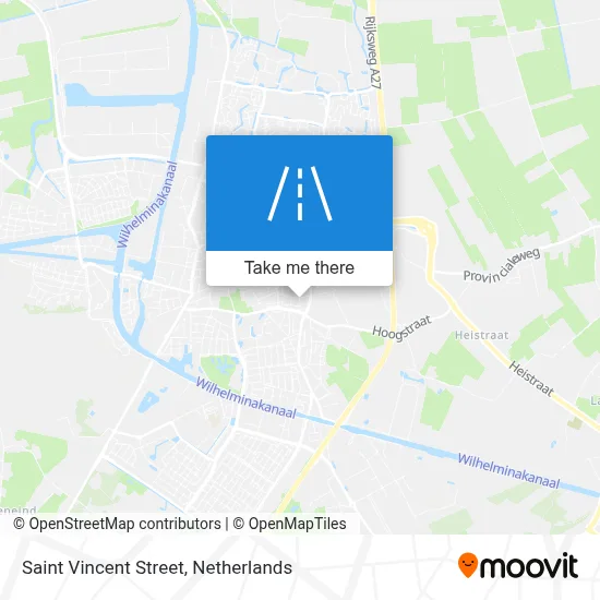 Sint Vincentiusstraat map