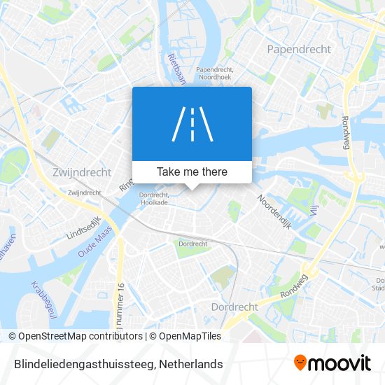 Blindeliedengasthuissteeg map