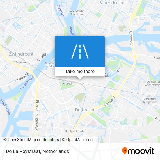 De La Reystraat map