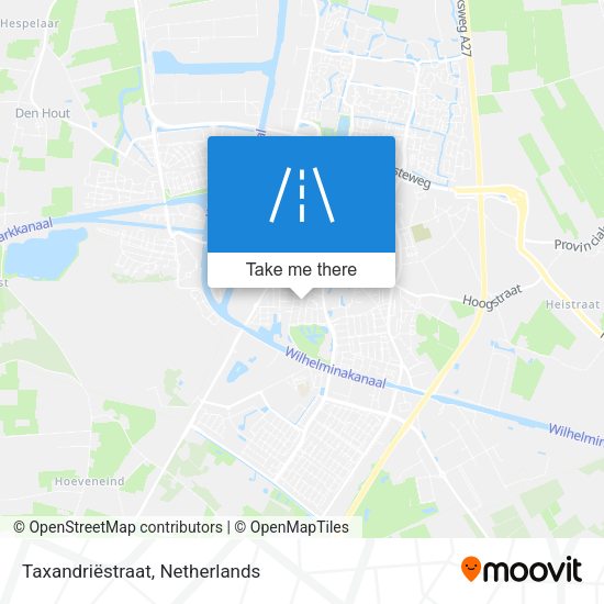 Taxandriëstraat map