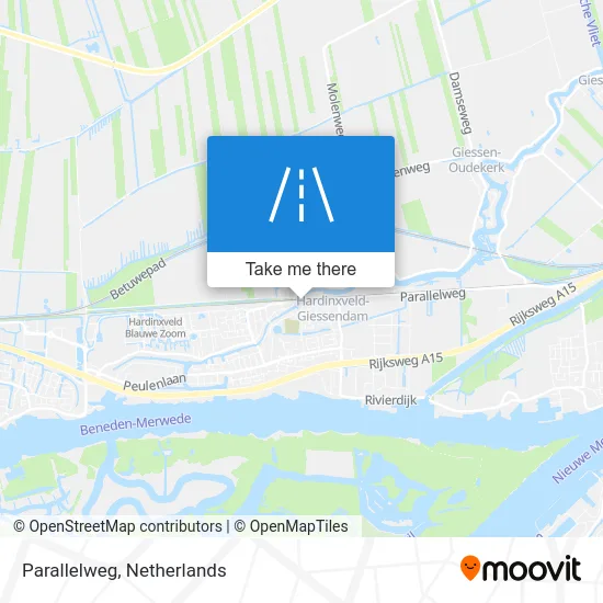Parallelweg map